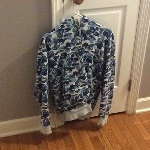 Blue Bape hoodie